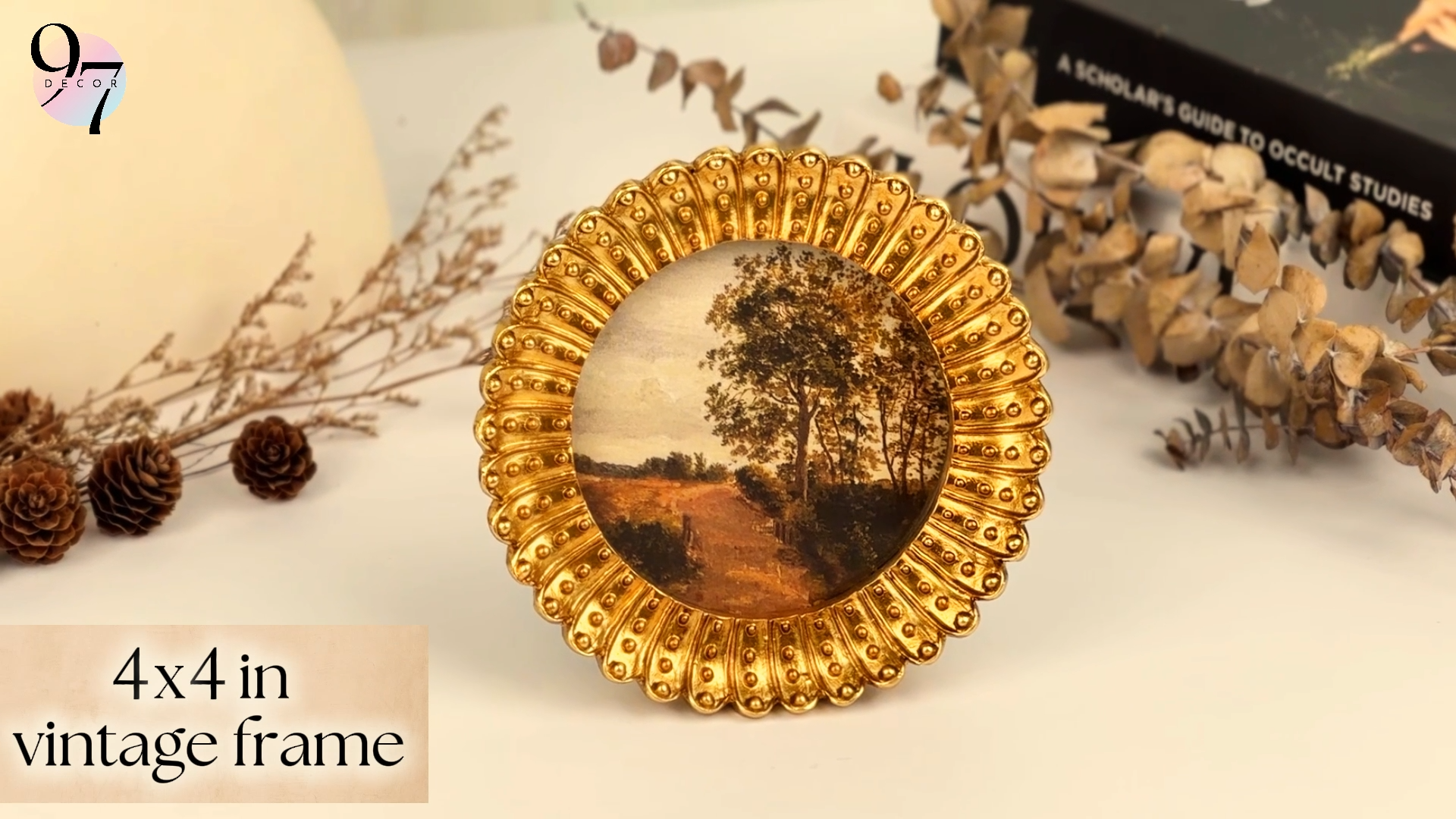 Amazon.com - 97 Decor Mini 4x4 Round Picture Frame - Circle 4x4